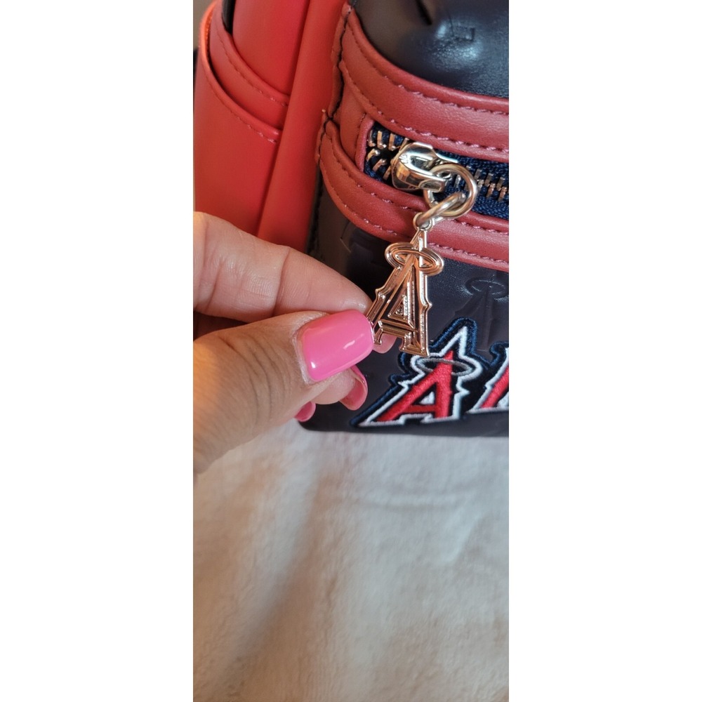 Loungefly MLB Los Angeles Angels Patches Mini Backpack - Picture 8 of 10